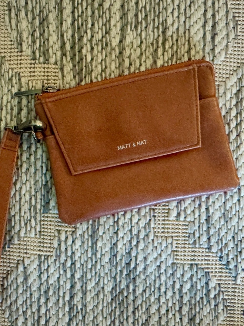 Matt & Nat | Tan Vegan Leather Wristlet